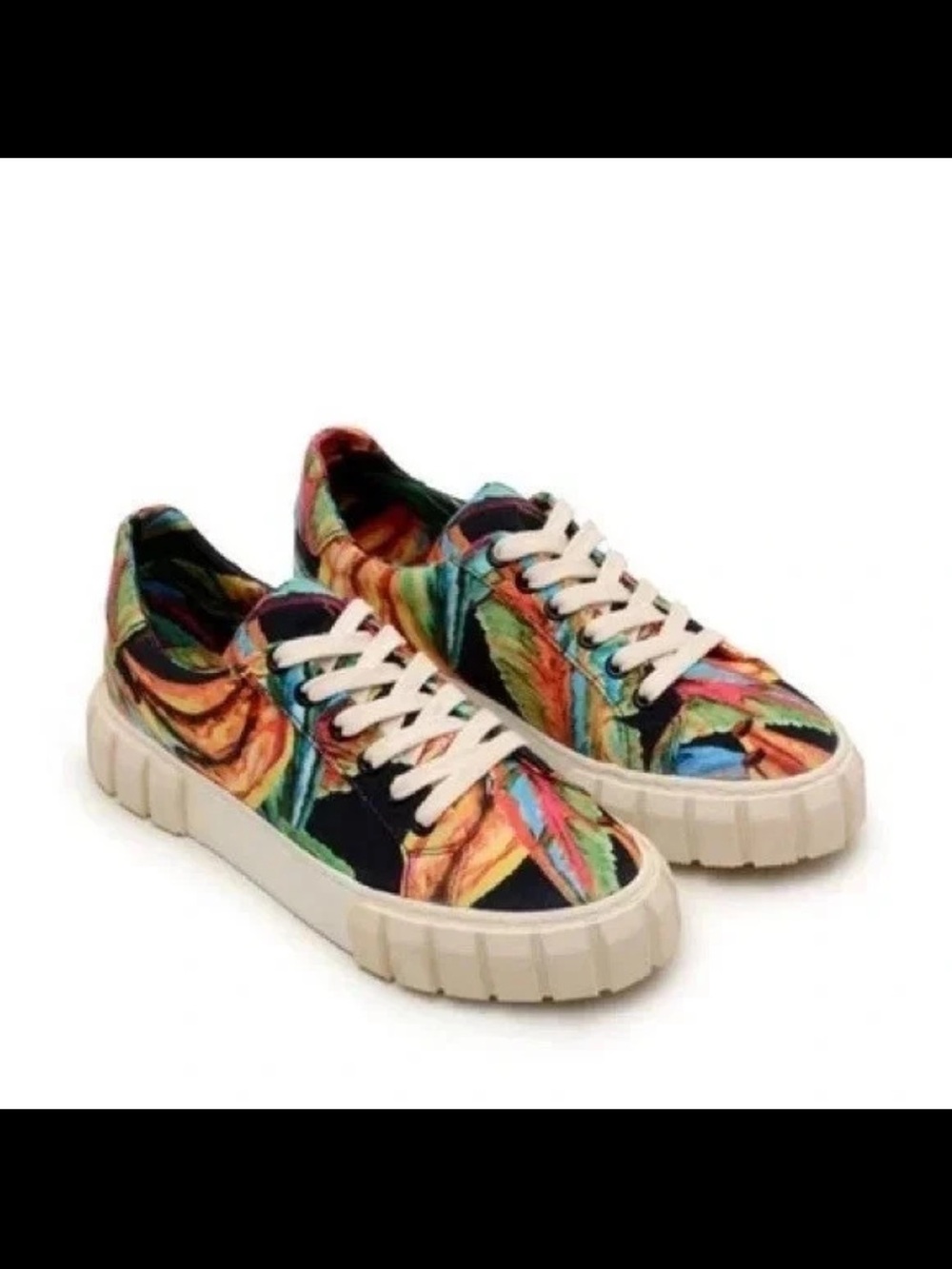 New in Box Farm Rio Black Banana Platform Sneaker size 6.5
